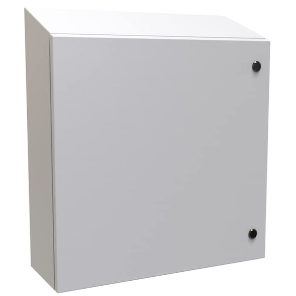 Hammond 1/4 Turn Latch Electrical Enclosures, 24 in H, 8 in D, 24 in W, 4, 12, Steel ST24248LG - main